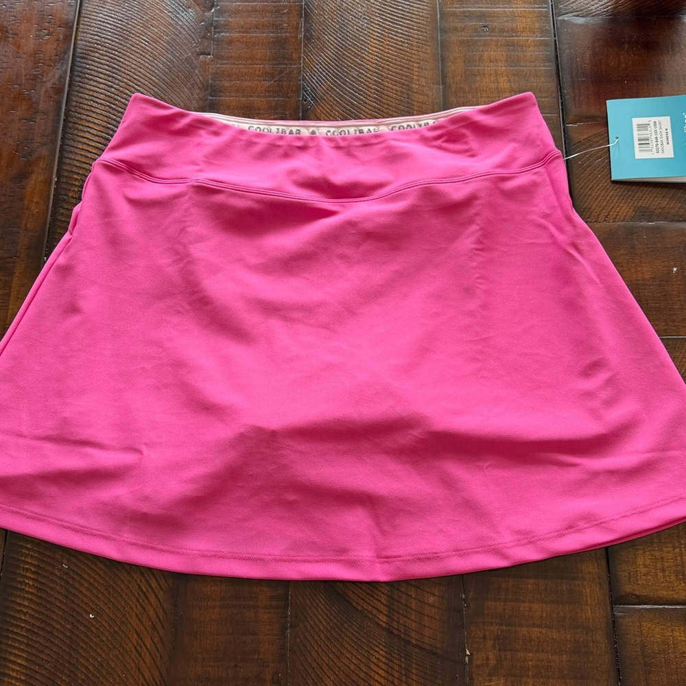 Coolibar Bright Pink Swim Skort